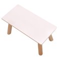 thumbnail image 2 of KAKOWELY Mini Tea Table Model Wooden Tea Table Model Miniature End Table Doll House Decor Mini House Decoration3.86"X1.89"X1.77", 2 of 5