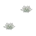 thumbnail image 4 of Flor de loto de Cristal Wosthever Colección Feng Shui 2Conjunto Verde, 4 of 6