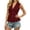 Wine, variant on Blazers for Women Business Casual Summer Sleeveless Dress Jacket V-Neck Lapel Ruffled Blazer with Bow Pockets White XXL