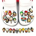 thumbnail image 3 of 24 Pcs One Piece Cartoon Charms for Boys Girls Charms Pack Cute Pins Accessories Cartoon Charms for Shoes Clogs Slides Bracelet Wristband Shoe Decoration, 3 of 4
