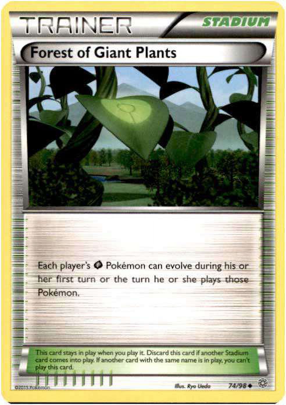 Pokemon Ancient Origins Forest of Giant Plants #74