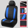 thumbnail image 3 of Rubbermaid Leather Car Seat,Sport-Style Car Seat Cover,Breathable,Easy to Clean,Universal Fit for Cars,Trucks and SUVs Blue, 3 of 8