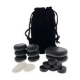 thumbnail image 2 of 16pc Facial Massage Basalt Stone Set w/Velvet Travel Pouch, 2 of 2