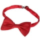 thumbnail image 2 of Pajarita de satinado rojo Sunnimix para hombre con banda ajustable, 2 of 5