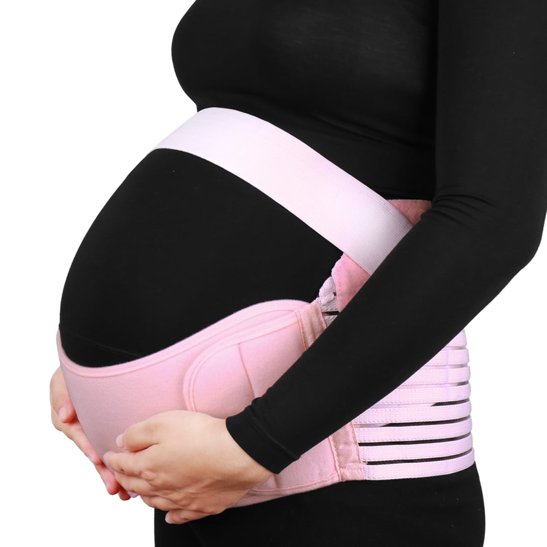 Unique Bargains Maternity Antepartum Belt Pregnancy Support Waist Belly Band Brace L