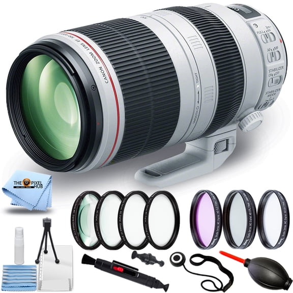 Canon EF 100-400mm f/4.5-5.6L IS II USM Lens Bundle (International Model)