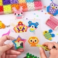 thumbnail image 2 of Cuentas para Planchar de Plástico, 24 Colores, 6000+ Piezas, Sin Necesidad de Plancha, Juego de Plancha Cuentas de Fusibles con Artesanías y Accesorios para DIY Manualidades para Cumpleaño, 2 of 9