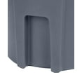 thumbnail image 2 of Toter 32 Gallon Round Trash Can With Lift Handle Dark Gray Granite, 2 of 8