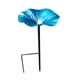 thumbnail image 3 of Adorno de baño de pájaros de metal para jardín, baños de pájaros para exteriores, regalos para césped y patio Azul, 3 of 9