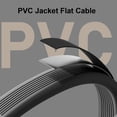 thumbnail image 3 of Xiwai 0.2M USB4 Cable 20Gbps Flat Slim FPC Cable with 100W and 8K@60Hz 5K@60Hz USB4.0 Compatible with Thunderbolt3/4, 3 of 5