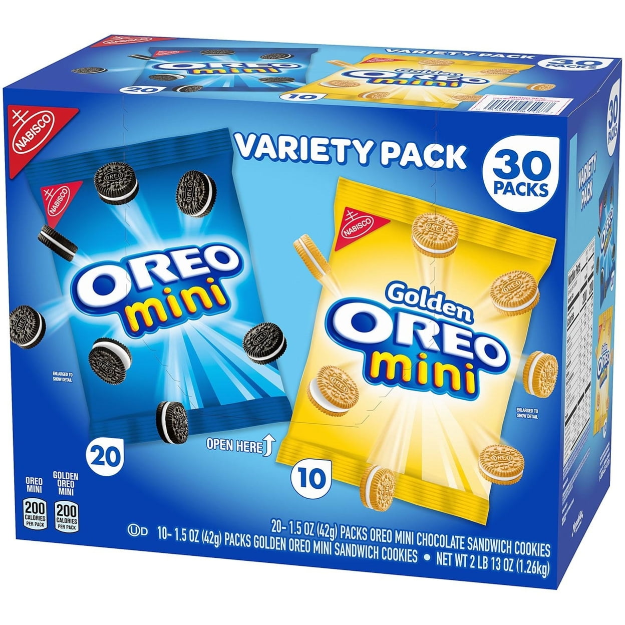 Mini Oreo Sandwich Cookies Variety Pack (30 ct. 1.5 oz.)