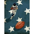 thumbnail image 2 of GraphINC Studio 12x14 White Modern Wood Framed Museum Art Print Titled - American Sports-Football 2, 2 of 4