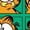 KELLY GREEN, variant on Garfield - Faces Grid - Toddler And Youth Short Sleeve Graphic T-Shirt
