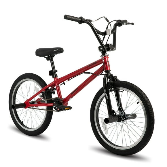 Hiland Enfants Bike pour les Garçons 20" BMX Freestyle Vélo Rouge