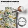 thumbnail image 2 of Outdoor Curtains for Patio Waterproof, Vintage Flowers Outdoor Privacy Panels Grommet, Spring Yellow Green Floral Country Leaves Birds Blackout Outside Curtains for Porch/Cabana 54"x108", 2 Panels, 2 of 8