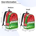 thumbnail image 2 of Yiaed Watermelon Hello Summer Print Print Laptop Backpack Travel Canvas Backpack Vintage Aesthetic Backpack for School Knapsack Backpack Backpack for School-Small, 2 of 5