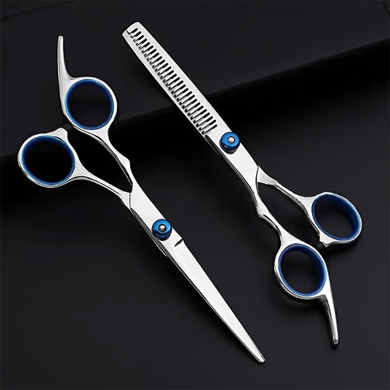 BYXAS 6 Inch Japanese Thinning Haircut Shears Set, Professional