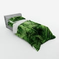 thumbnail image 3 of Ambesonne Nature Bedding Set 4 Pcs, Palm Trees Exotic Plants, Queen, Green, 3 of 3