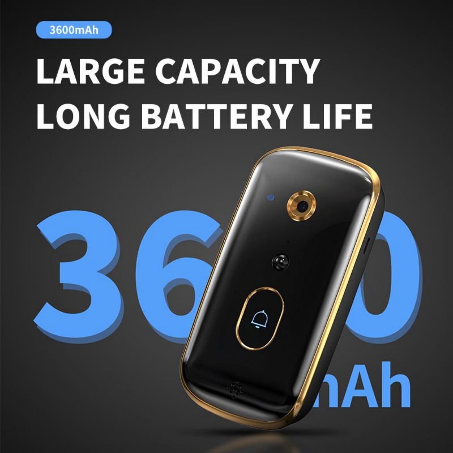 Visible Smart Doorbell 300K Camera, Color Video Intercom，cell phone remote real-time monitoringfor Home Security
