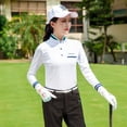 thumbnail image 2 of Womens Golf Shirt Golf Apperal for Women Long Sleeved Golf T-shirt Korean Golf Tops Ladies Golf Clothing Golf Wear, 2 of 6