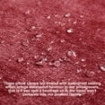 thumbnail image 4 of Unique Bargains Soft Water Repellent Throw Pillow Covers Burgundy 16"x16", 4 of 8