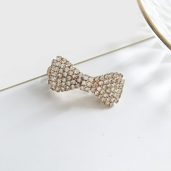 PBPBOX 4Pcs Glitter Hair Accessories Bow Shape for Women Christmas Banquets Decorative Style