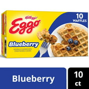 Eggo Blueberry Waffles, Frozen Breakfast, 12.3 oz, 10 Count