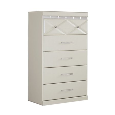 Ashley Furniture Dreamur 5 Drawer Chest In Champagne Walmart