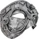 thumbnail image 2 of Metal Venetian Steampunk Cyborg Mask, Masquerade Mask for Halloween Costume Party/Ghost of the Opera/Mardi Gras Ball, 2 of 4