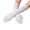 White, variant on Ljudmp Women's Long Floral Lace Gloves Sheer Tulle Mesh Elbow Length Wedding Bridal Opera Tea Party Full‑finger Gloves Ruffle Cuff Mittens Black