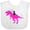 AA-White, variant on Inktastic Princess Riding Her T-rex Girls Baby Bib