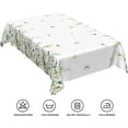 thumbnail image 6 of 60x84inches Eucalyptus Leaves Tablecloth Spring Summer Green Plants Rectangular Table Cover Waterproof Stain Resistant Fabric Table Cloth for Kitchen Dining Table Outdoor Holiday Party Decor, 6 of 7