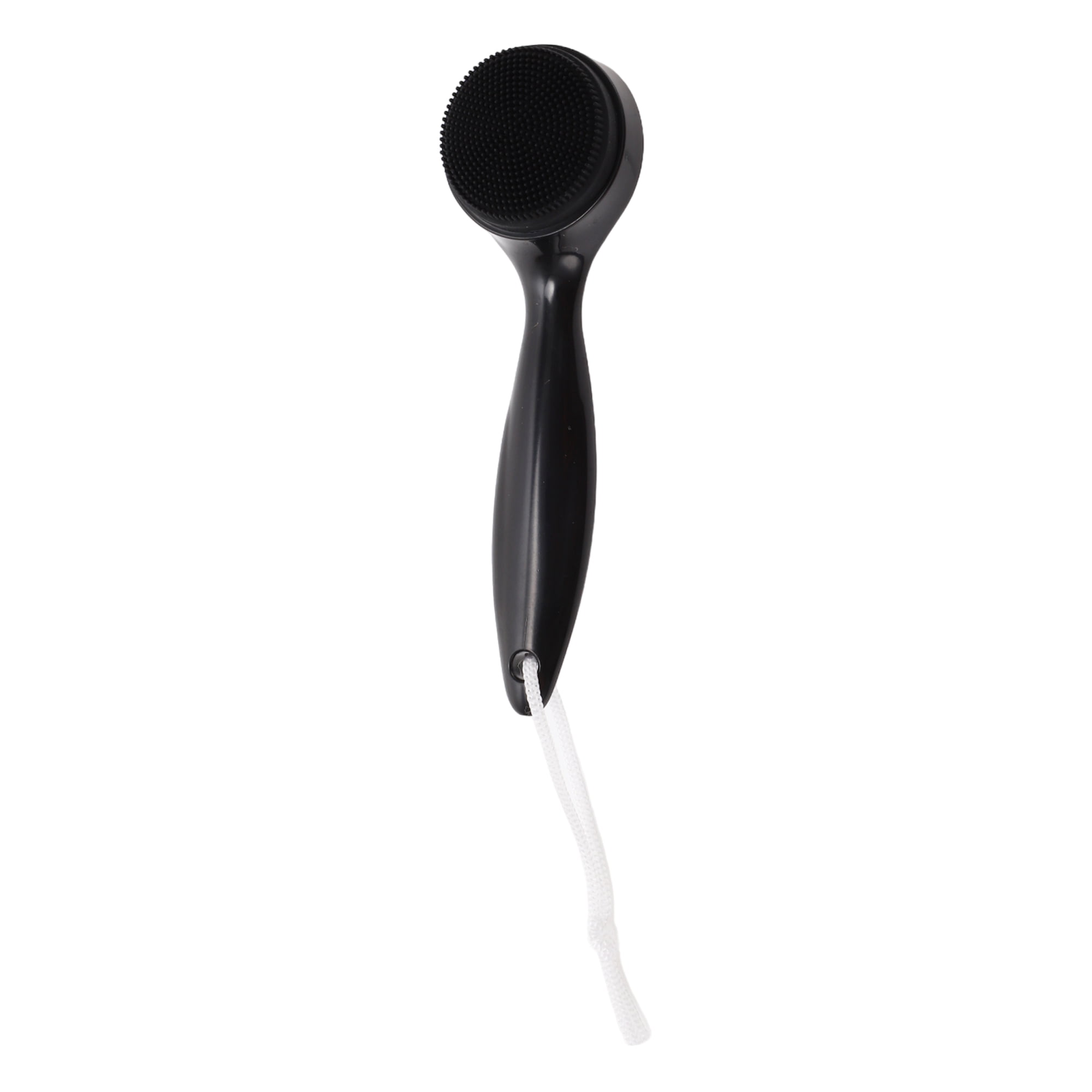 Unique Bargains Soft Durable Silicone Facial Cleansing Brush 5.91 inches Black