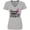 AC-Heather Grey, variant on Inktastic My Daughters Fight is My Fight- Breast Cancer Awareness Women's V-Neck T-Shirt