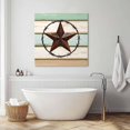 thumbnail image 5 of Wall Art Prints, Beige Sage Green Texas Star Retro Framed Canvas Prints for Bedroom Living Room Bathroom Office, Vintage Stars Wooden Gallery Wrap Wall Art Poster for Gifts Home Decor 20"x20", 5 of 9