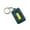 Blue, variant on Carson LED Keychain Flashlight with Steel Keyring, Gray