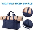thumbnail image 3 of Gym Bag for Women, Carry on Weekender Overnight Bag, Travel Duffel Bags with Trolley Sleeve, Personal Item Travel Bag Tote Bag Workout Dance Bag, Black-Medium, 3 of 6