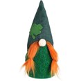 thumbnail image 1 of Decoraciones del día de San irlandés Gnomo de peluche hecho a mano sin para la decoración de la mesa del hogar, regalos para niños, B, 1 of 5
