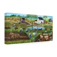 thumbnail image 3 of Trademark Fine Art Cheryl Bartley Old Time Americana Country Farmyard Canvas Wall Art - 10x19, 3 of 5