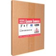 thumbnail image 7 of 8NET Laser Labels - 2" x 1" Easy Peel Strong Self-Adhesive Address Labels for Laser and Inkjet Printers, 1 Case of 1,000 Sheets, 40 Labels Per Sheet, Total 40,000 Labels (10 Packs, 7 of 7