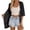 Black, variant on HJYCHN Swimsuit Cover Up Short Sleeve Boho Kimono Cardigan Lightweight Knit Beach Cover Up for Summer Womens Bathing Suit Coverups Khaki M