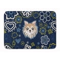 thumbnail image 1 of Carolines Treasures BB5102RUG Blue Flowers Chihuahua Machine Washable Memory Foam Mat, 1 of 4