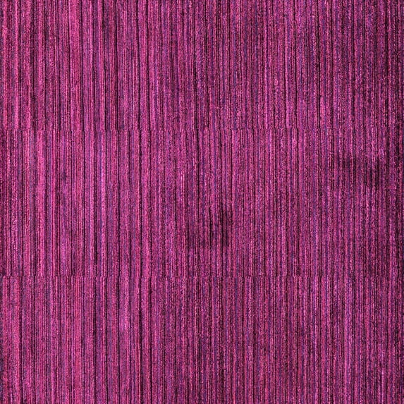 Ahgly Company Indoor Square Abstract Pink Modern Area Rugs, 8' Square
