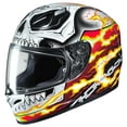 thumbnail image 2 of HJC FG-17 Ghost Rider Motorcycle Helmet White Flames SM, 2 of 4