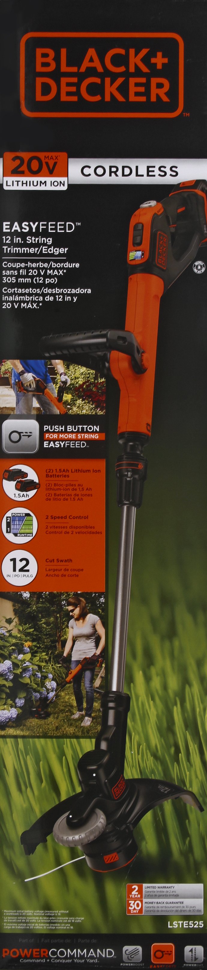 walmart black and decker weed eater battery