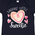 thumbnail image 4 of Inktastic Daddy's Little Sweetie with Pink Heart Cookie Boys or Girls Baby Bodysuit, 4 of 5