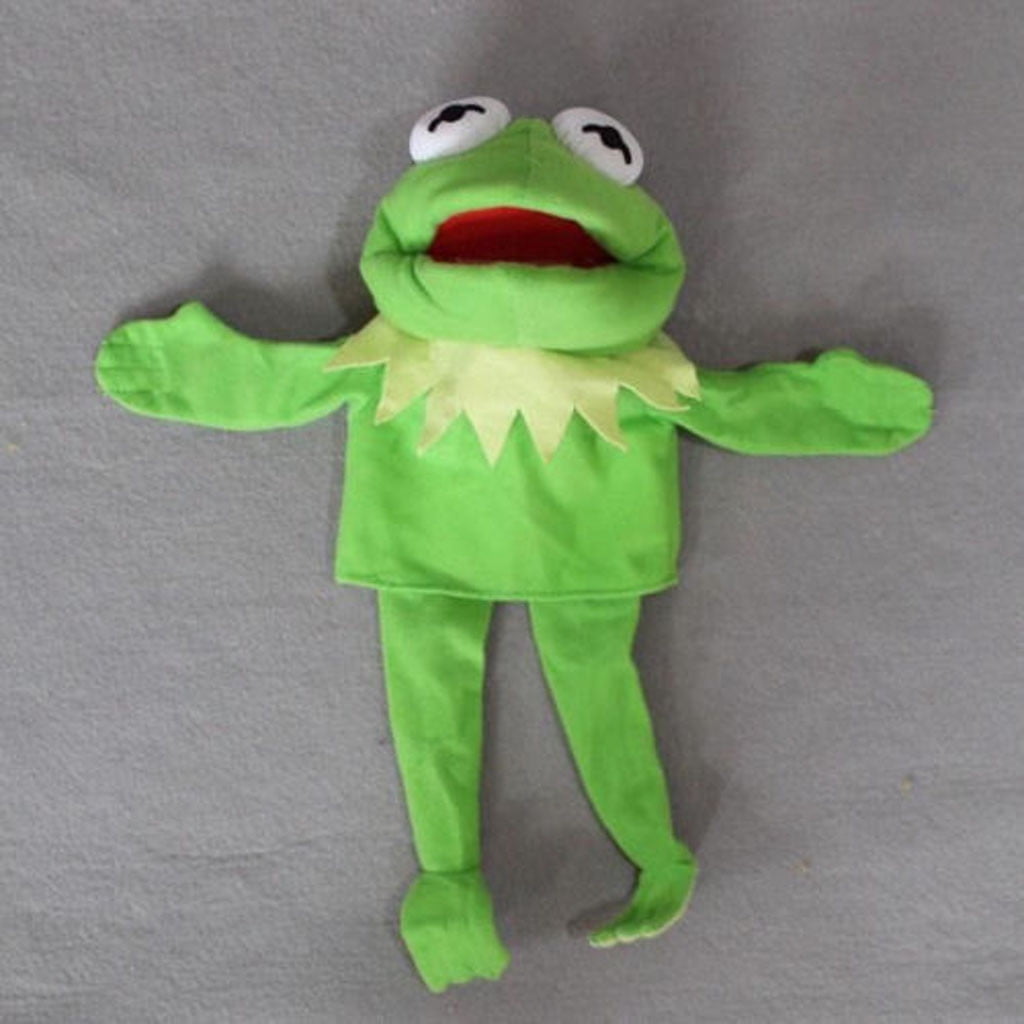 A Natseekgo 23.6 inch Frog Puppet Plush，Kermit The Frog Puppet Hand Puppet Full Body Christmas Birthday Gifts for Kids