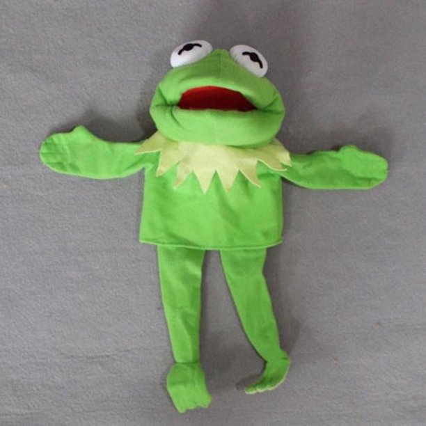 Muppets Most Wanted Show Kermit the Frogs Plush Doll Hand Puppet Toy