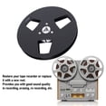 thumbnail image 4 of Empty Tape Reel, 3 Holes 1/4 5 Inch Open Reel Sound Tape Empty Reel, Aluminum Alloy Universal for Reel to Reel for NAGRA and Studer  Reel to Reel Recorder 1/4 Inch Tape, 4 of 7