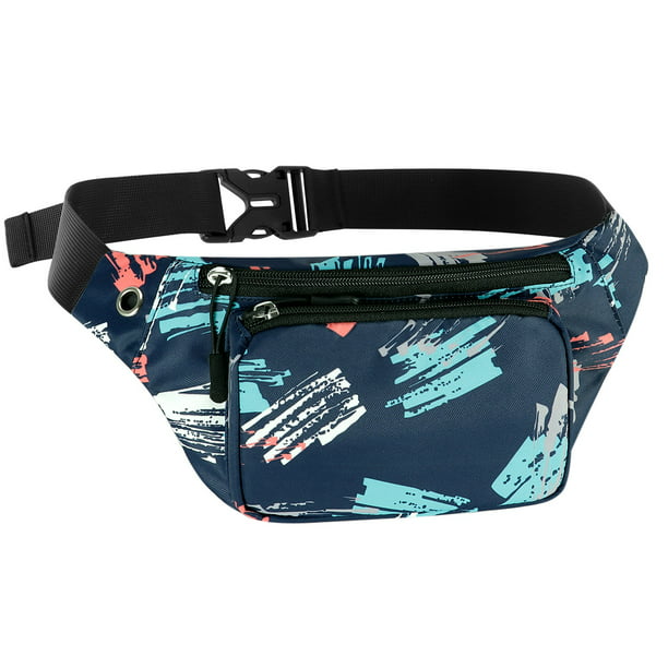 Kawell Fanny Pack Waist Bag Sling Backpack Water Resistant Durable Polyester Small Outdoor 